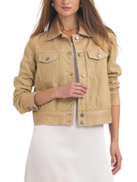 Jakett Jakett Jessie Twill Leather Jacket