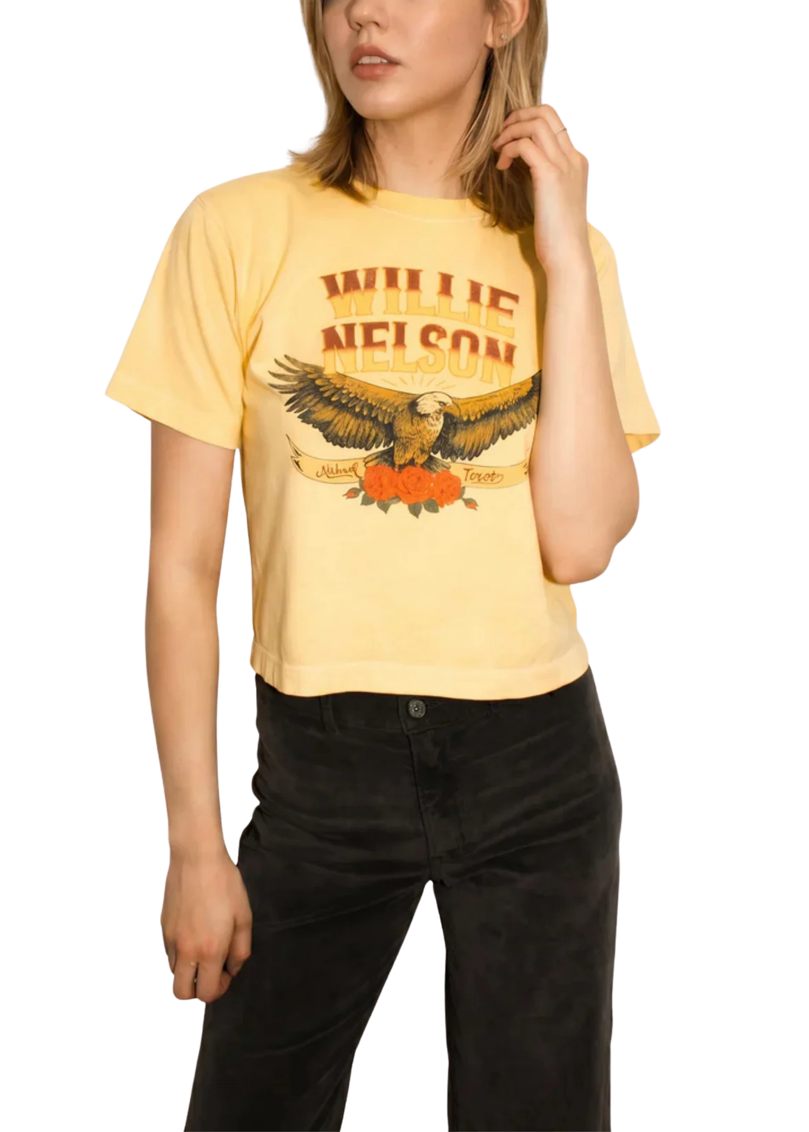 People of Leisure POL Willie Nelson Abbott Texas Tee