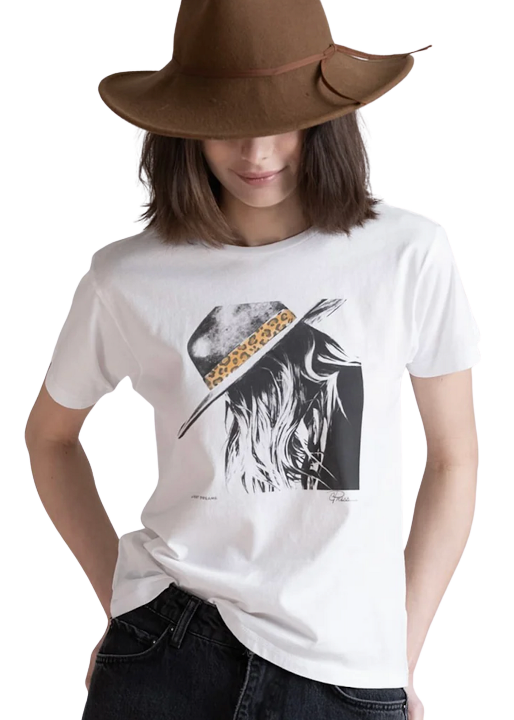 CPress Studio CPRESS Worn White S/S Tee