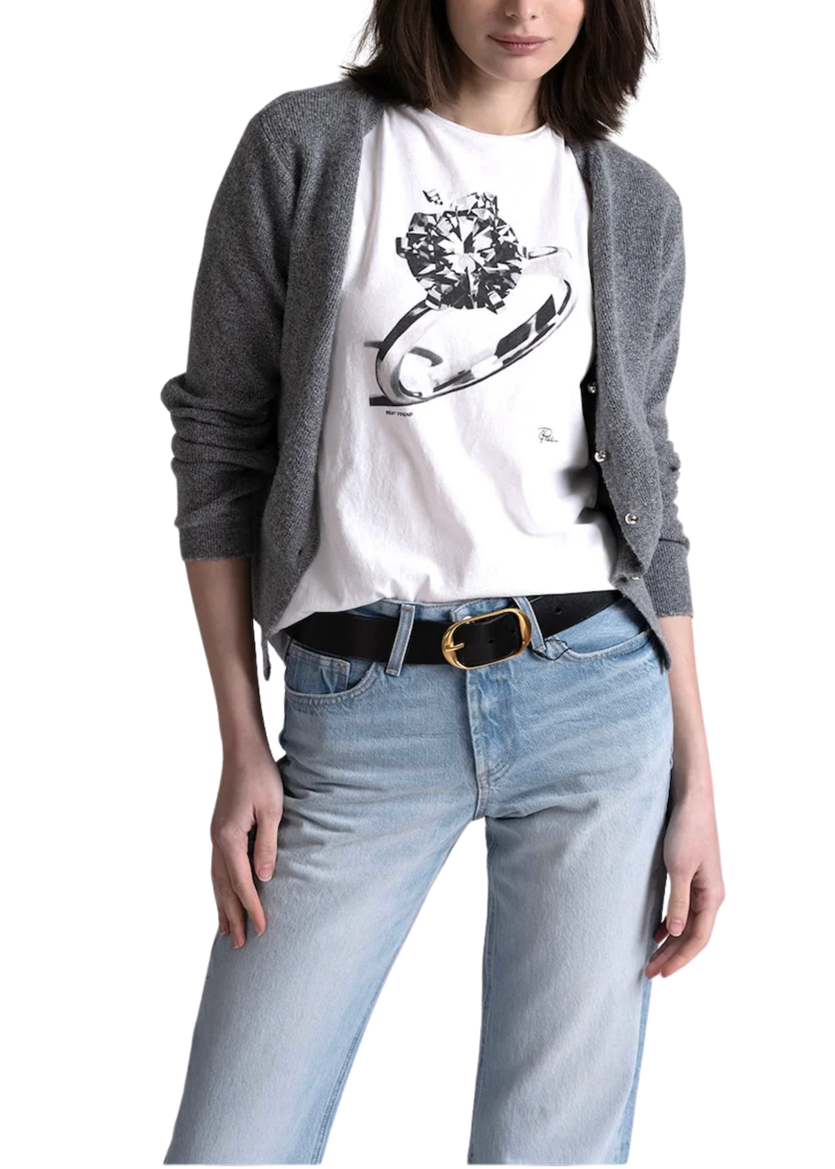 CPress Studio CPRESS Worn White S/S Tee