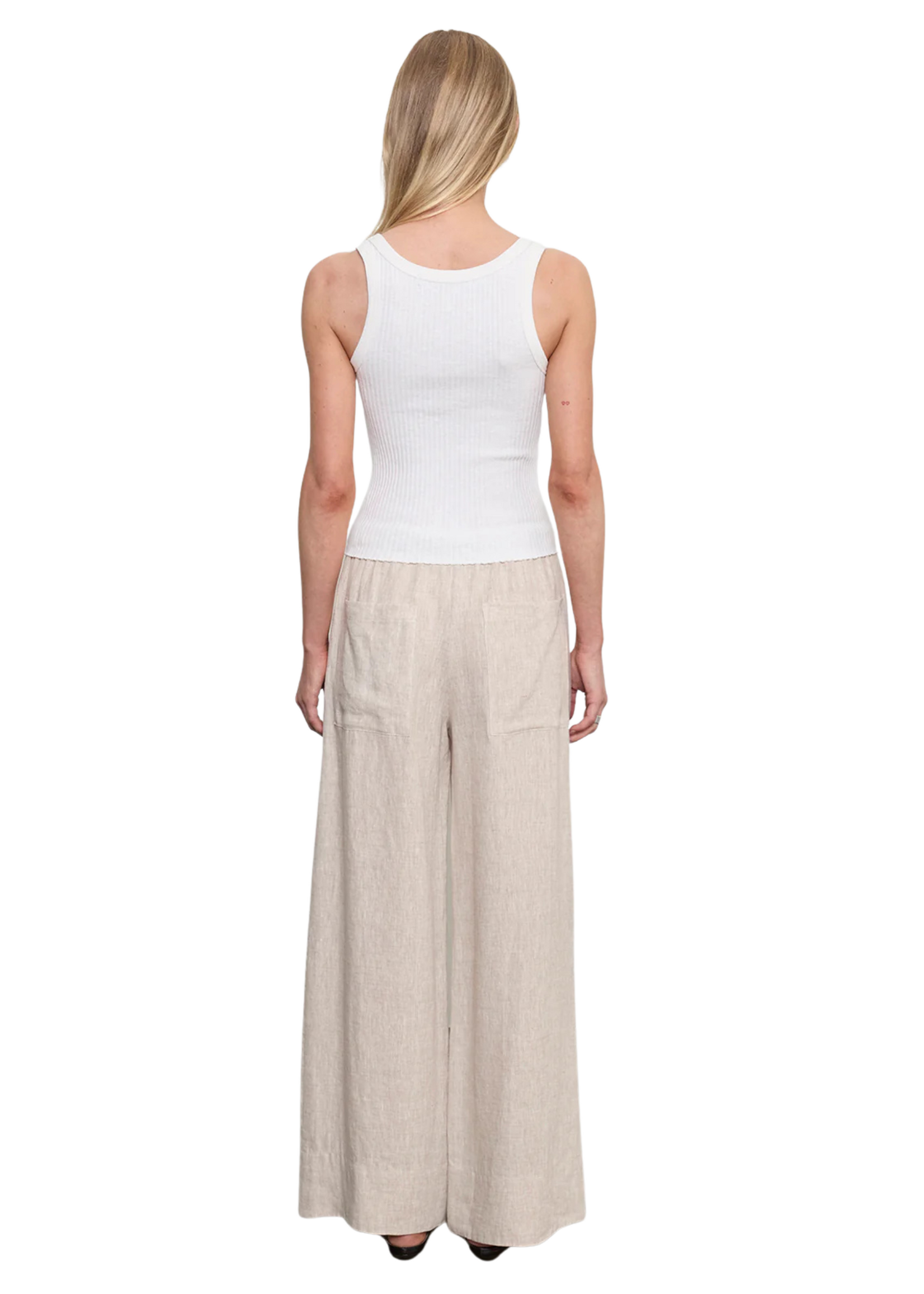 Enza Costa Enza Costa Military Rib Crop Tank