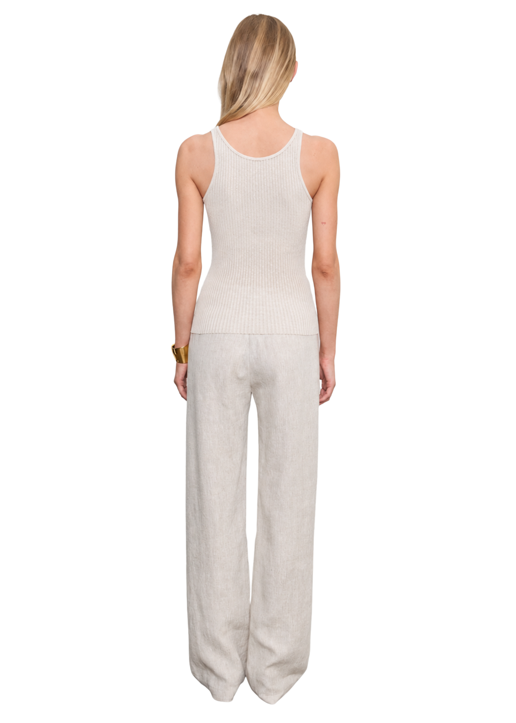 Enza Costa Enza Costa Military Rib Crop Tank