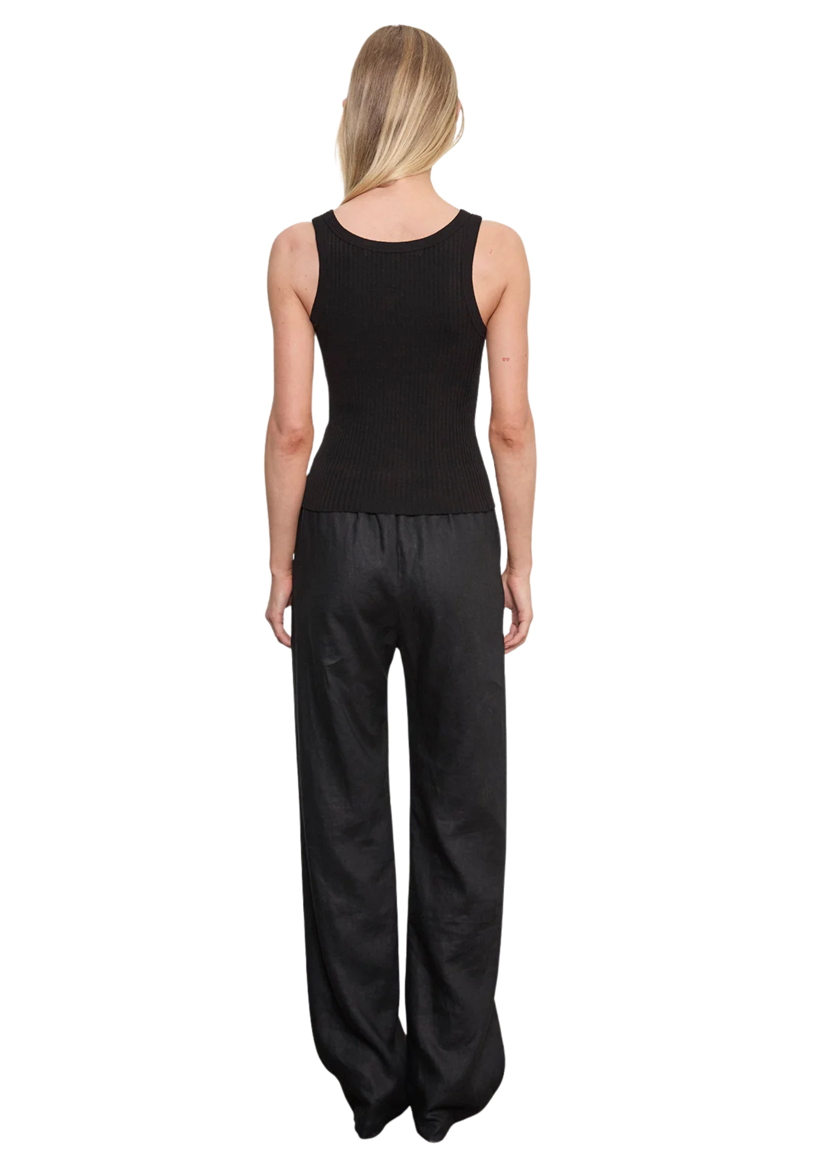 Enza Costa Enza Costa Military Rib Crop Tank
