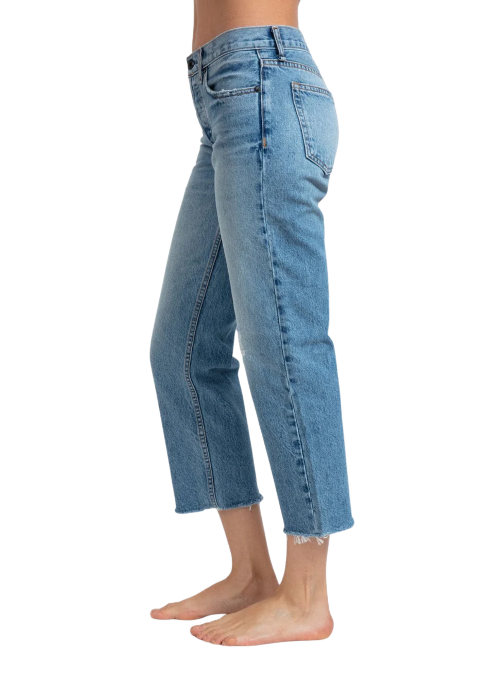 ASKK Askk Low Rise Straight Jean
