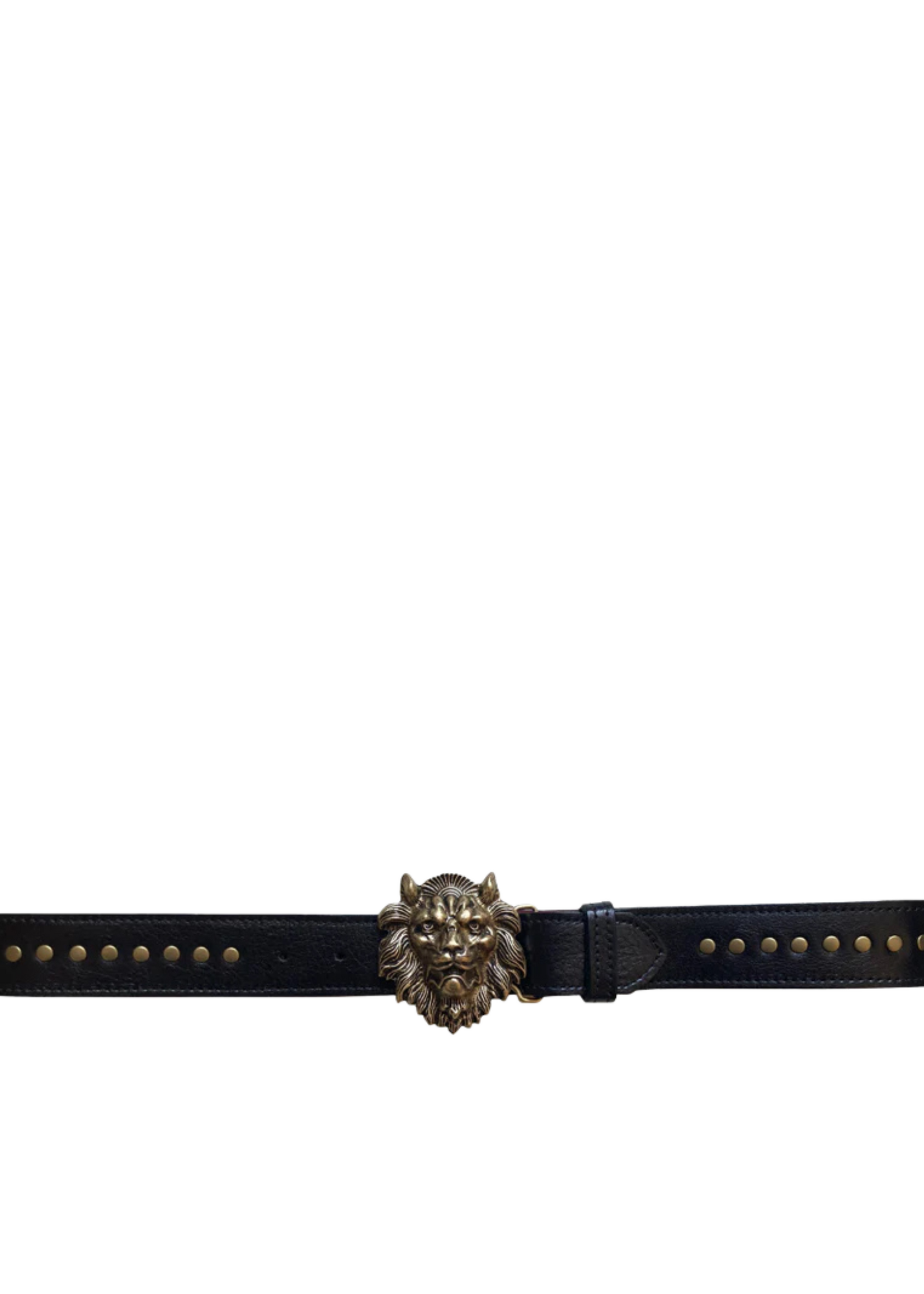 Kim White Kim White Lion Studded Belt