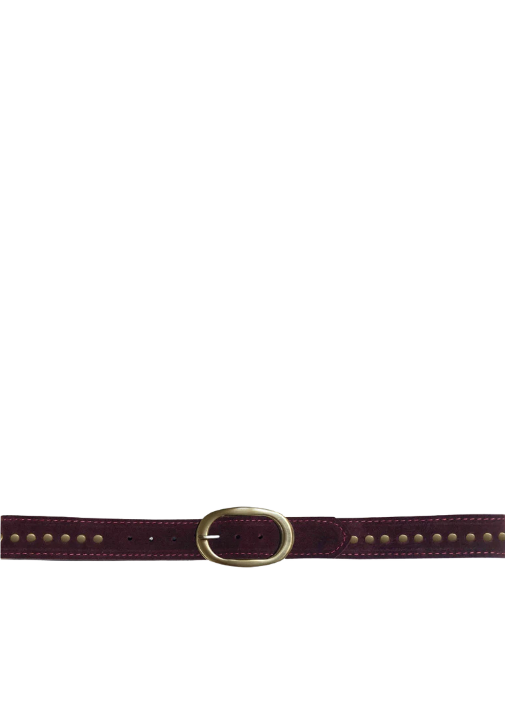 Kim White Kim White Oval Classic Studded Belt