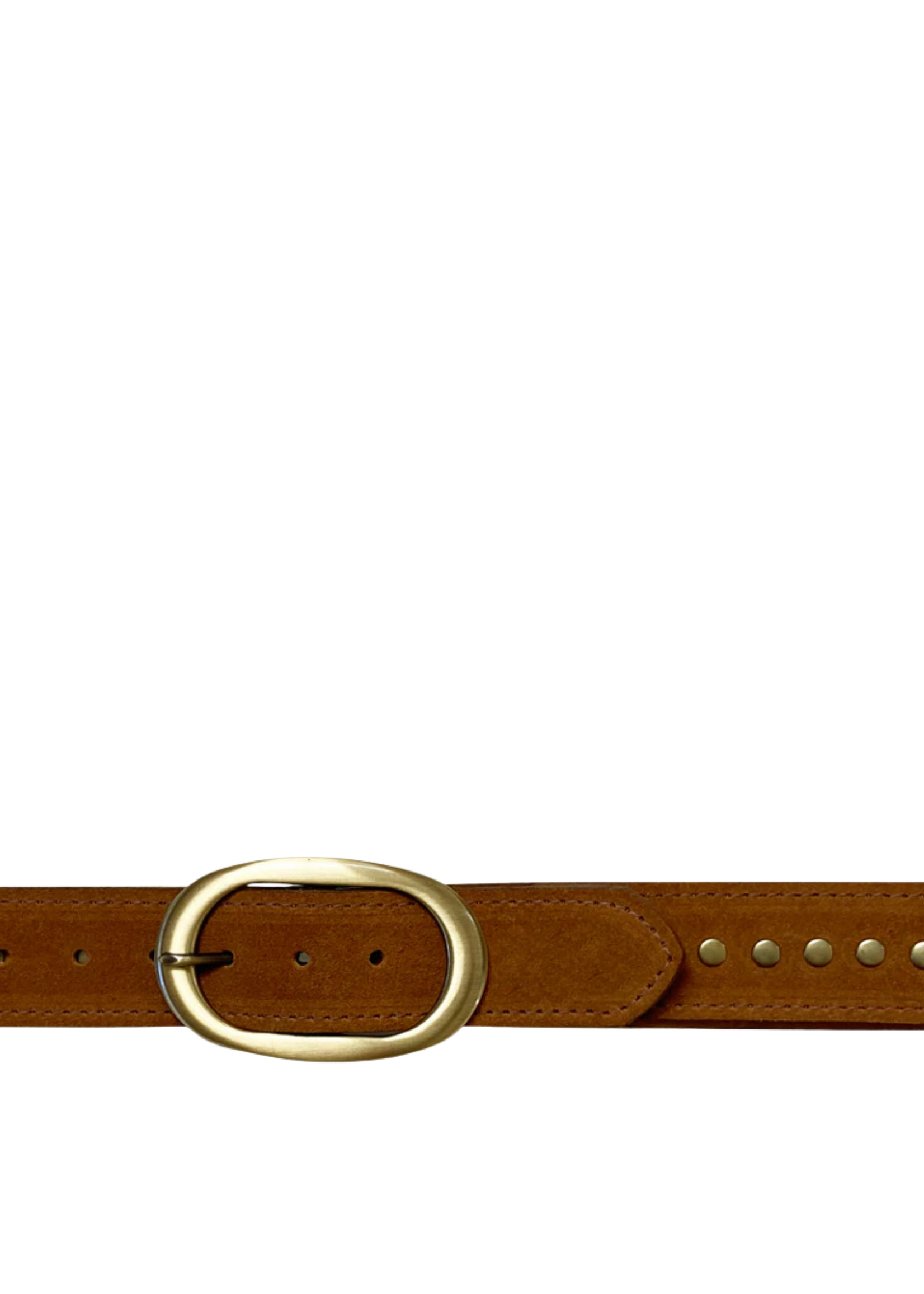 Kim White Kim White Oval Classic Studded Belt