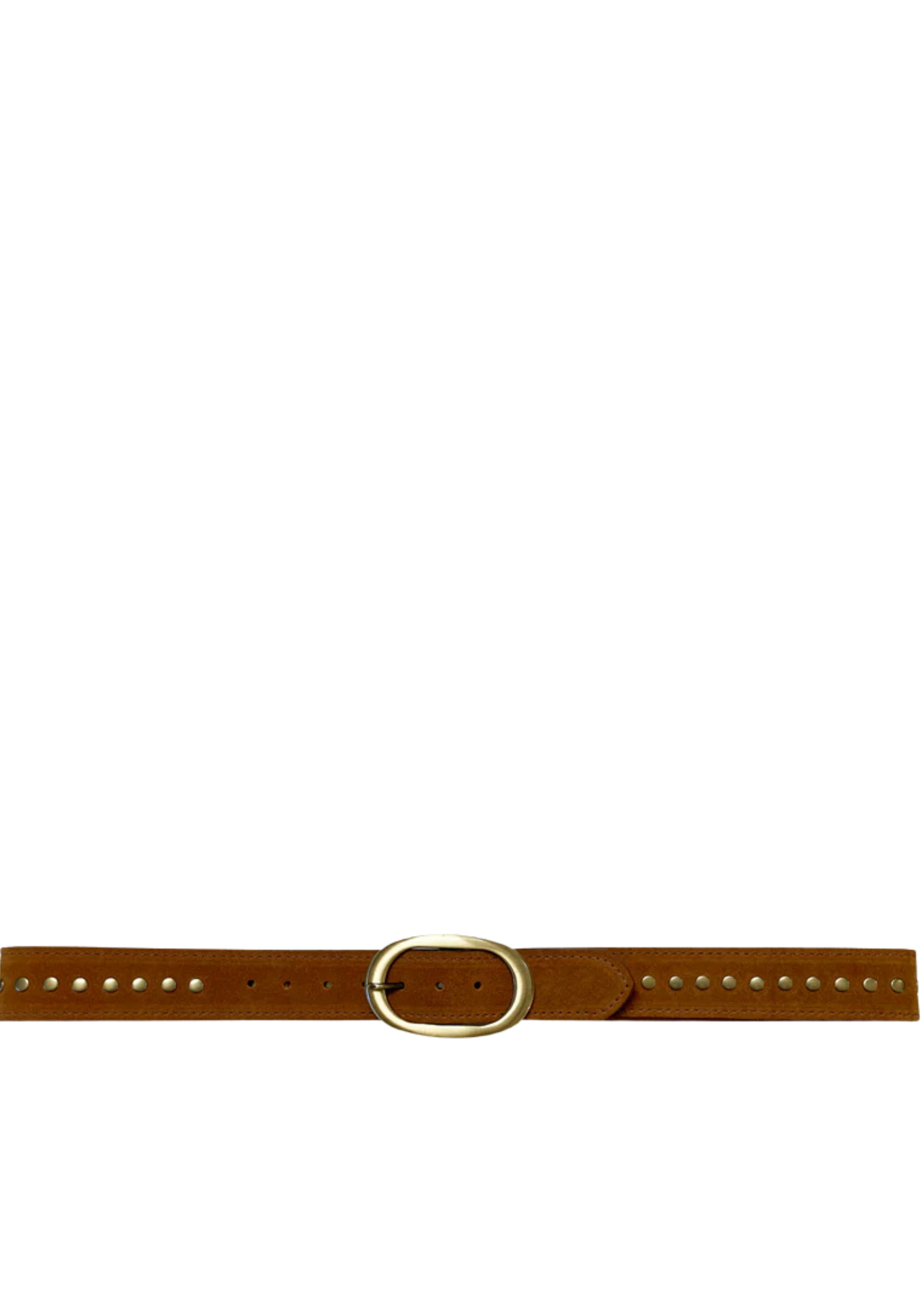 Kim White Kim White Oval Classic Studded Belt