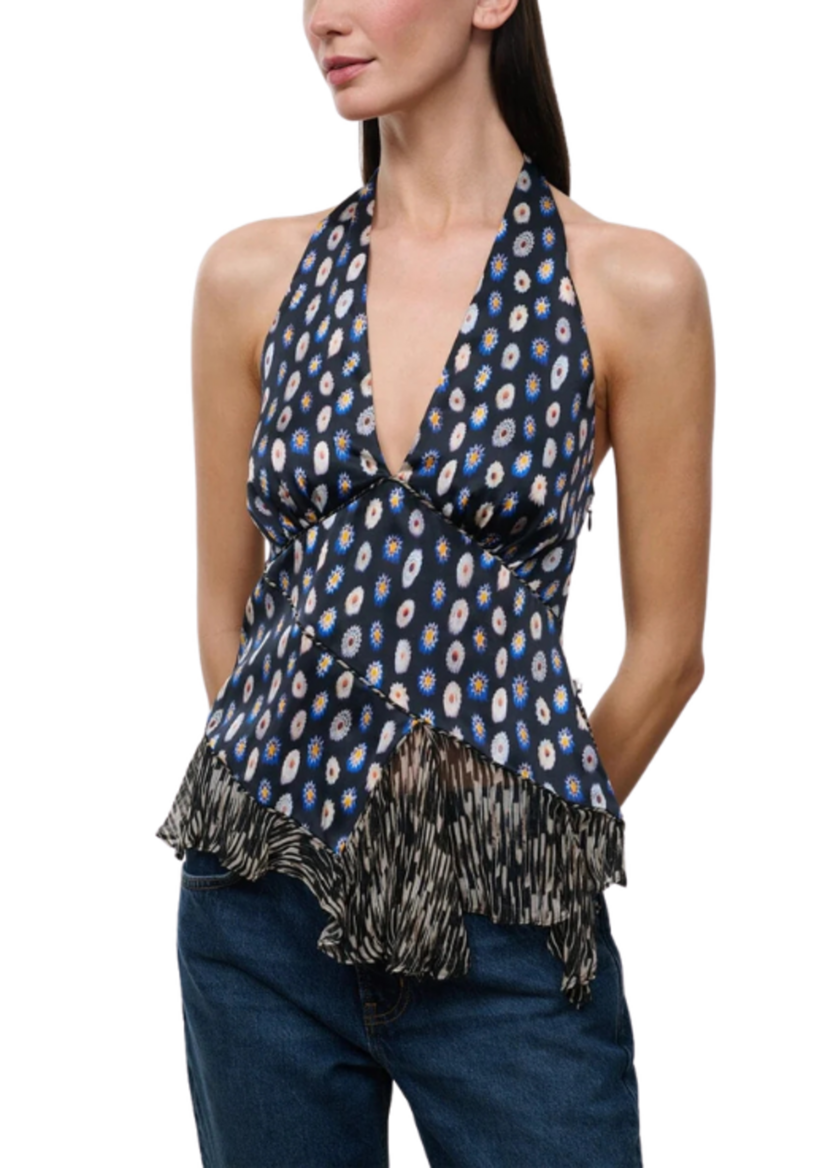 STAUD Staud Maeva Silk Top