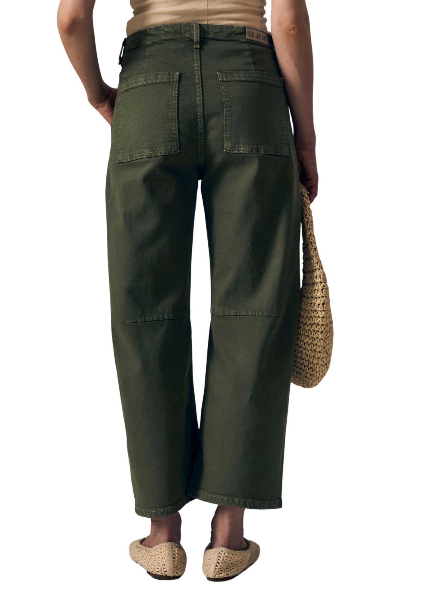 Le Jean Le Jean Soft Utility Barrel Jean
