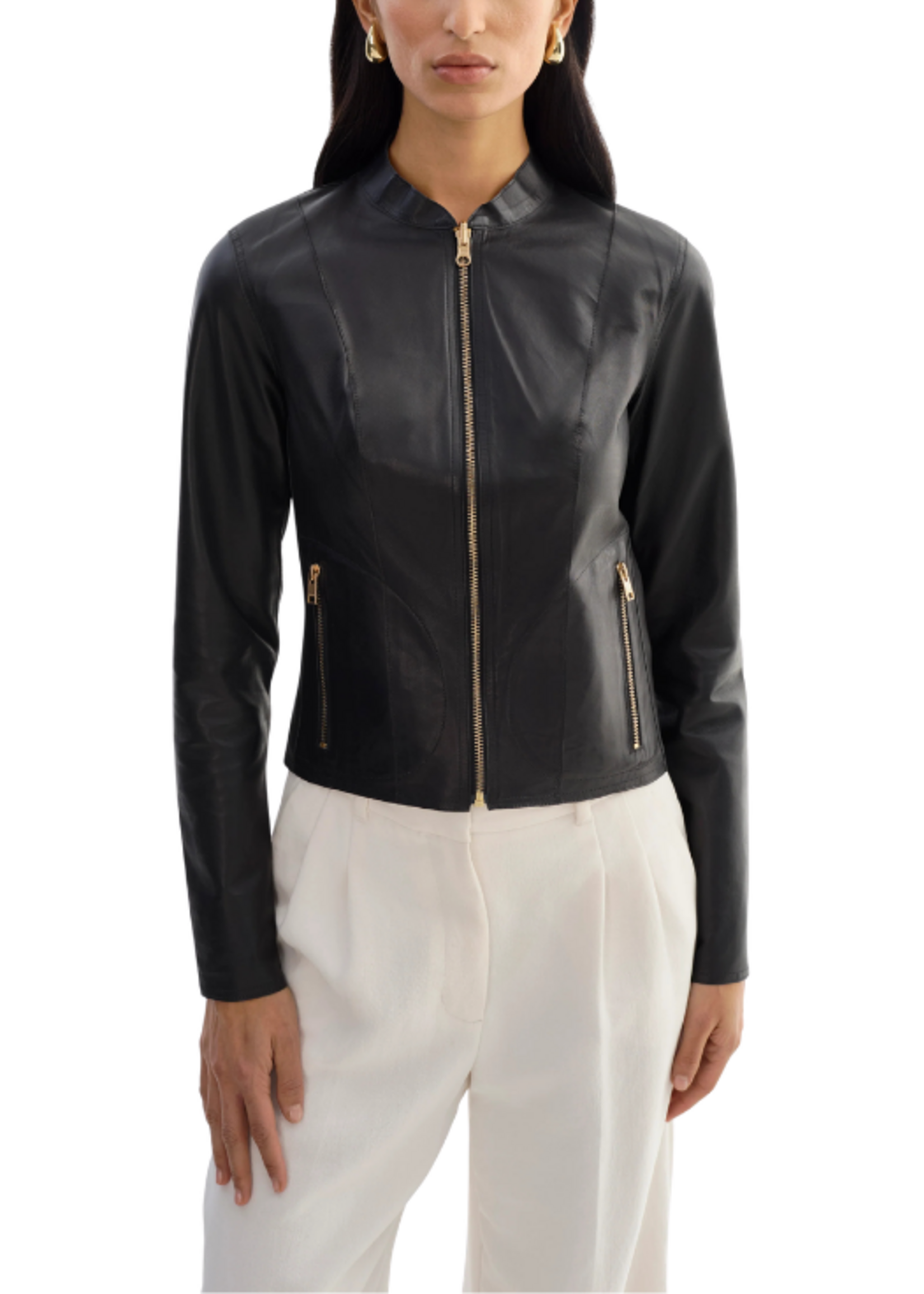 Lamarque Lamarque Chapin Reversible Leather Coat