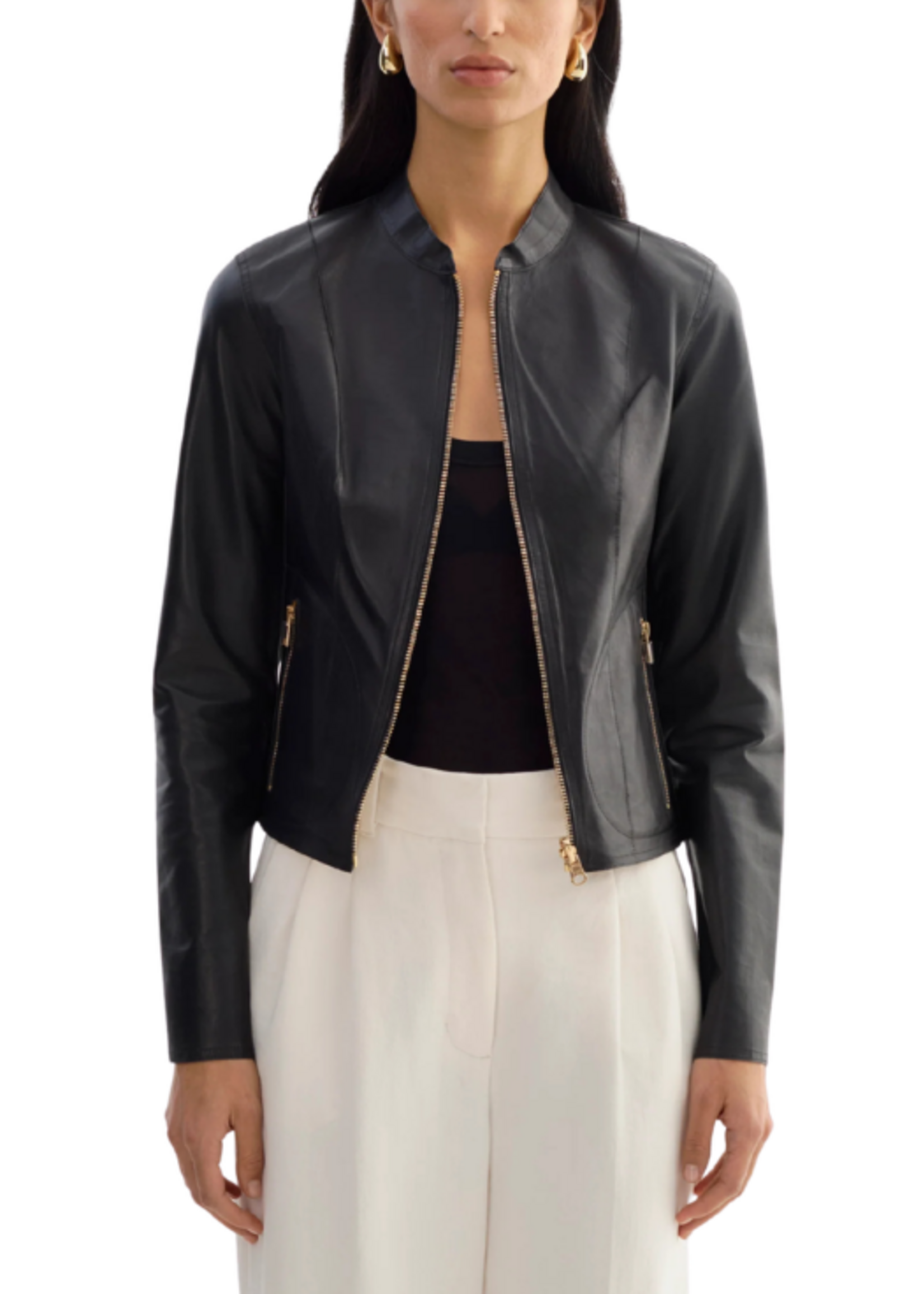 Lamarque Lamarque Chapin Reversible Leather Coat
