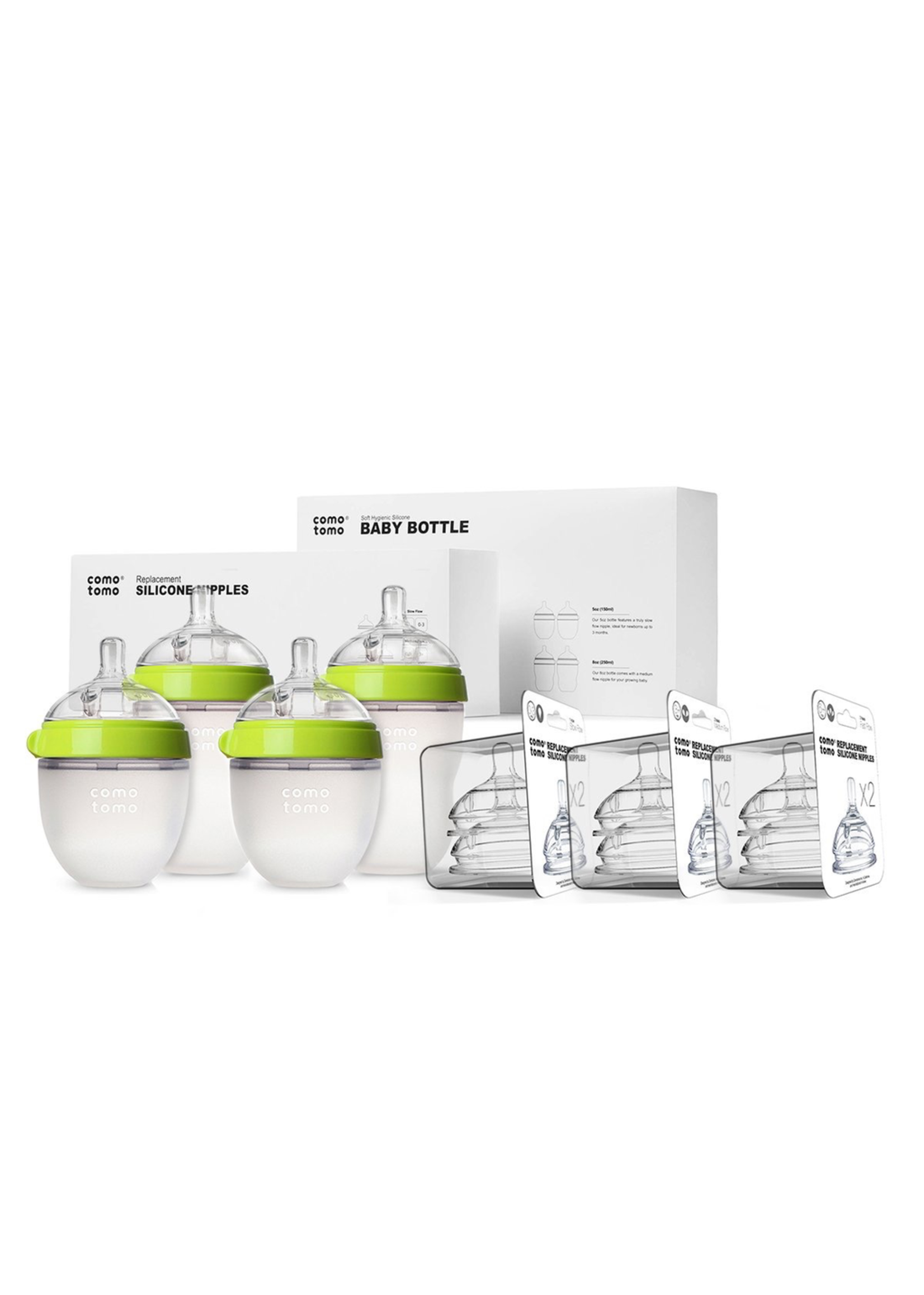 Comotomo Como Tomo, Baby Bottle Bundle