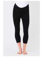 Ripe Maternity Ripe Maternity,  Basic 3/4 Legging || Black