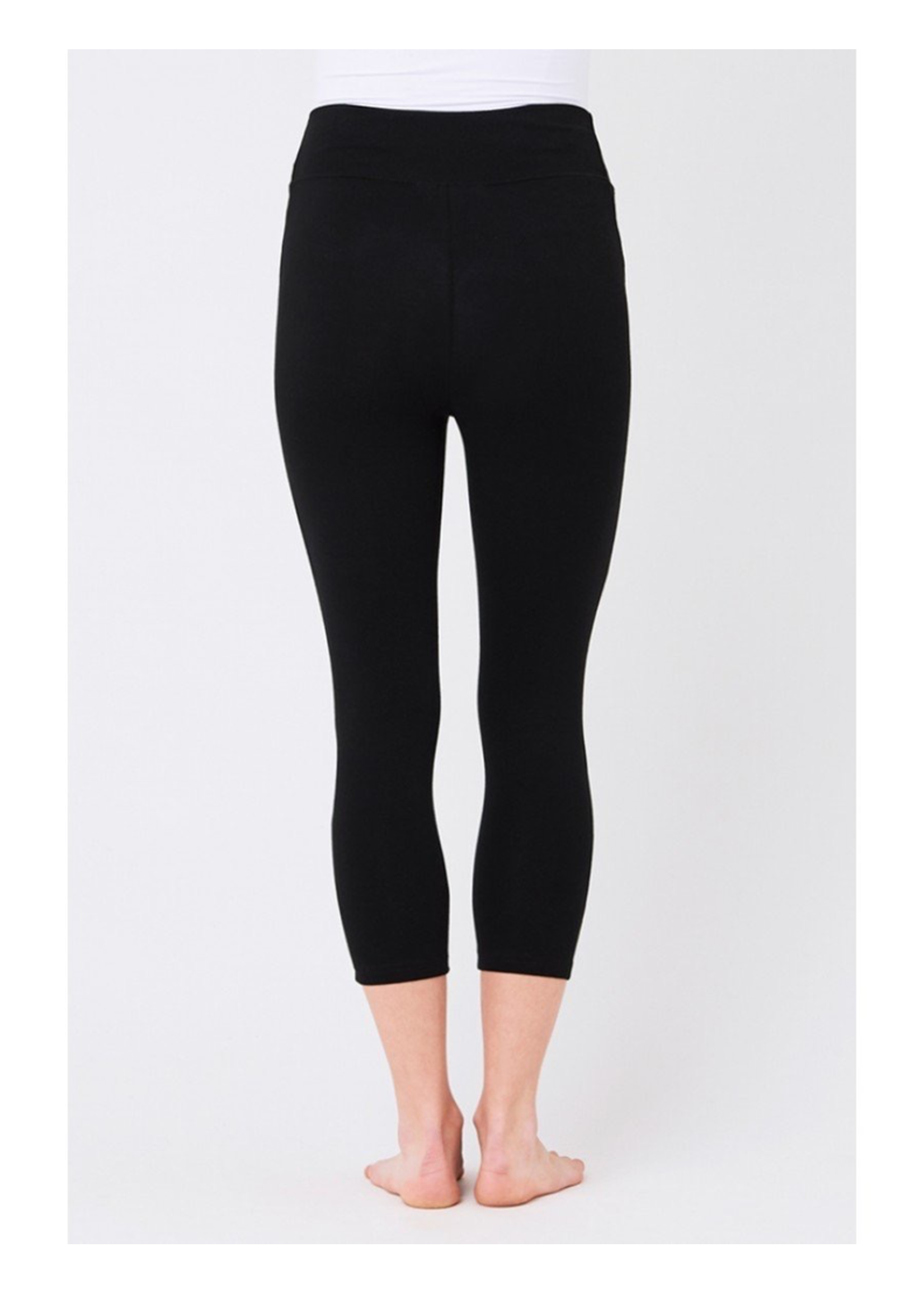 Maternity leggins, 3/4, BLACK