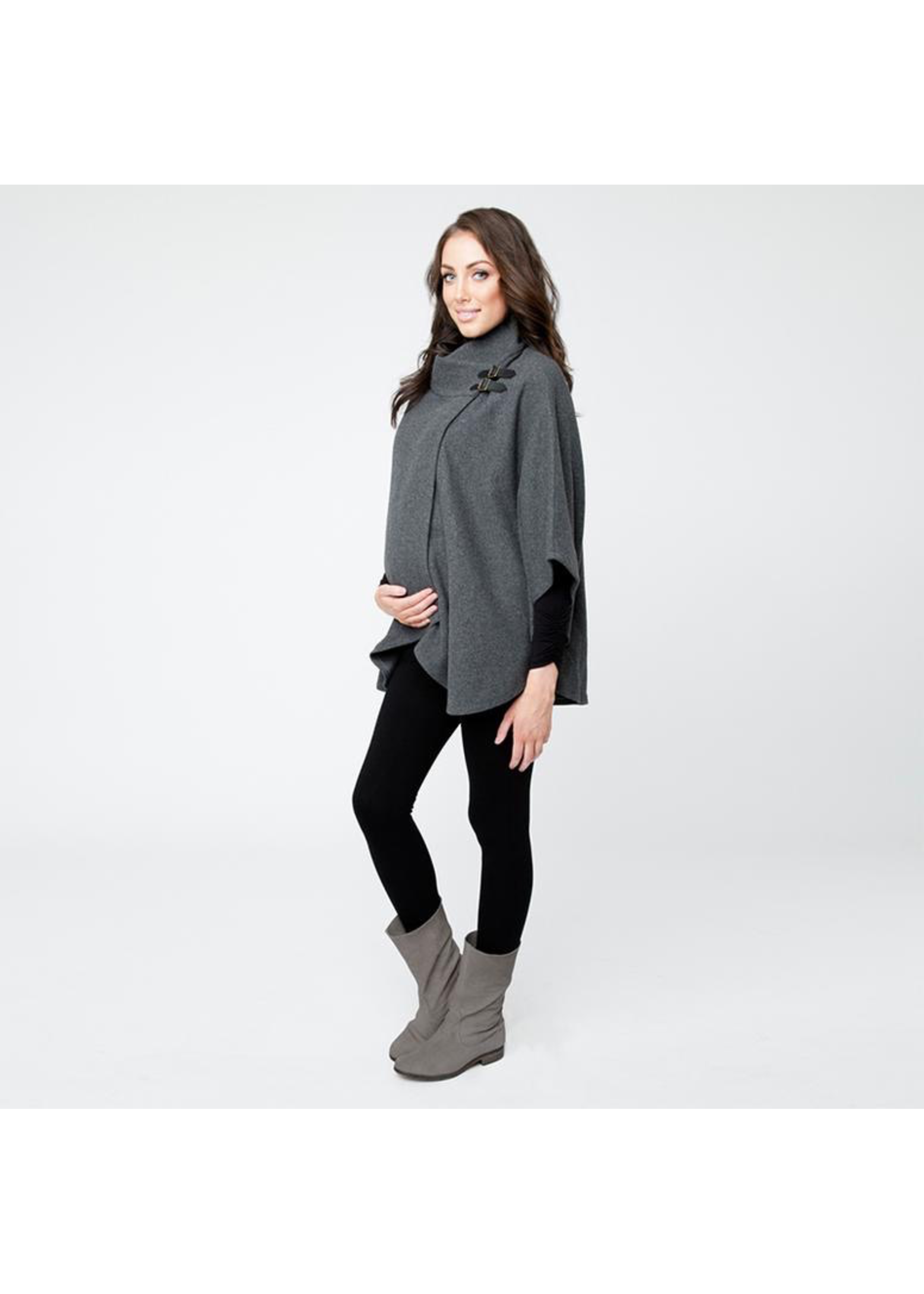 Ripe Maternity Ripe, Buckle Cape || Charcoal