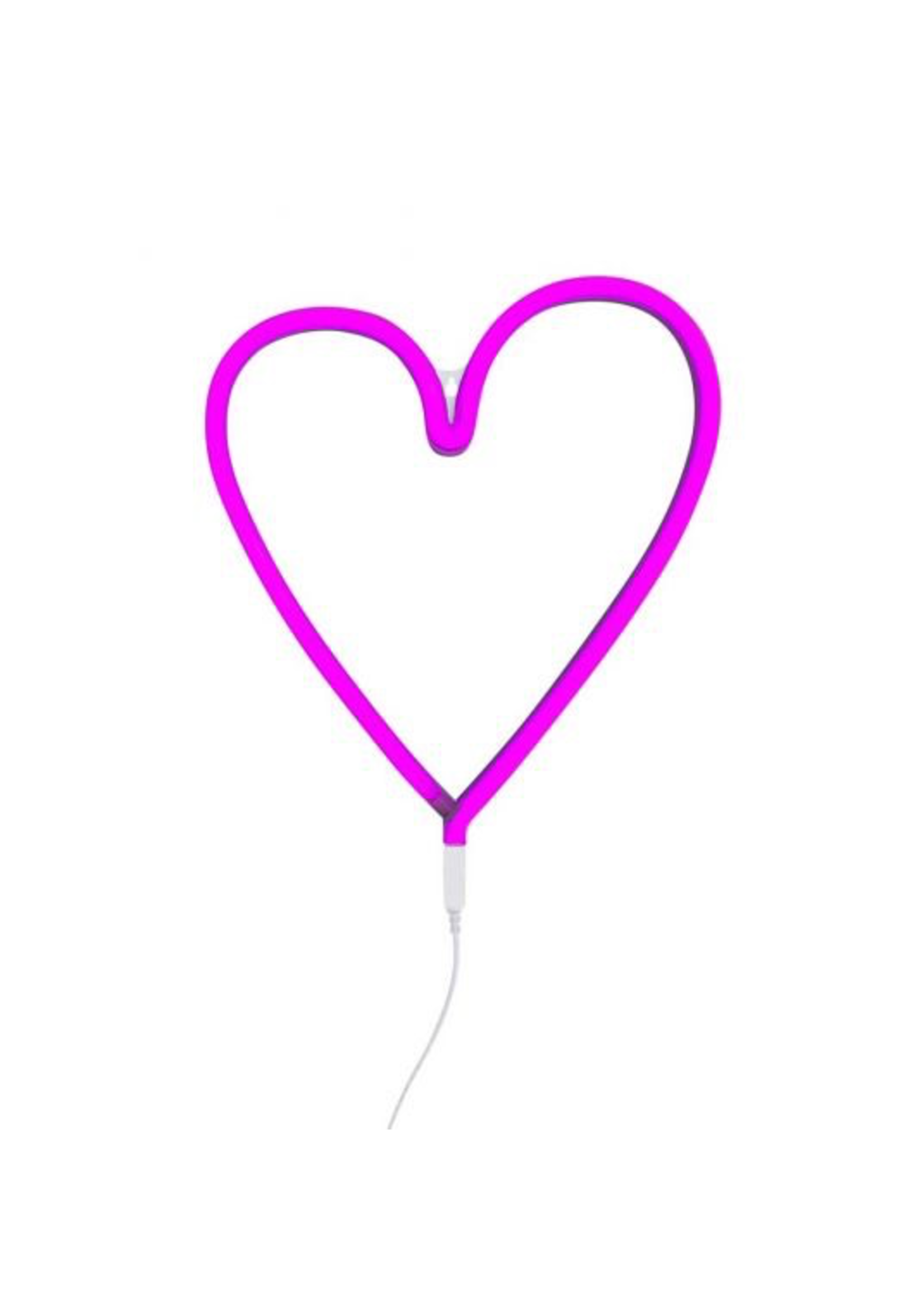 A Little Lovely Co. A Little Lovely, Pink Heart Neon Light.