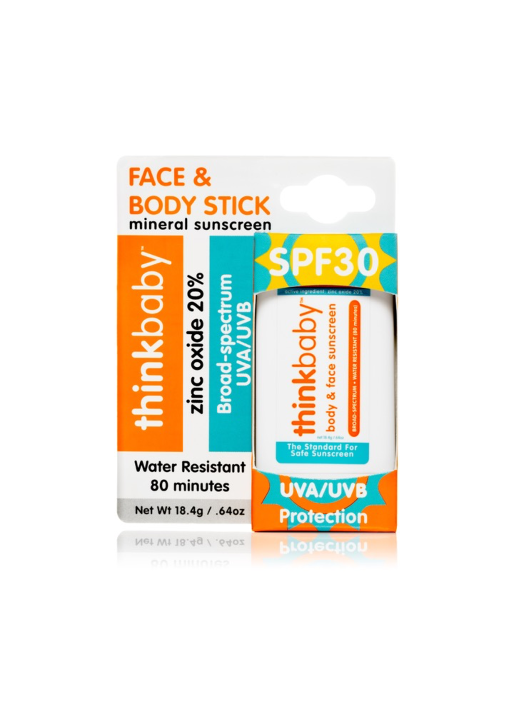 Thinkbaby Think Baby Mineral Based Sunscreen Stick SPF 30+ .64oz/18.4g
