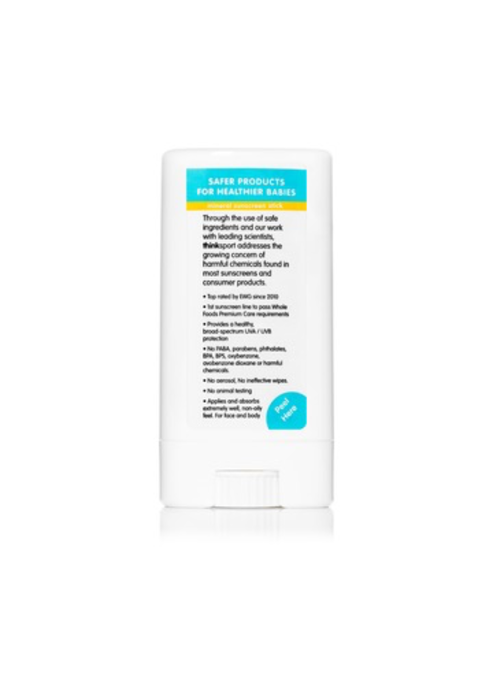 Thinksport Think Kid Mineral Based Sunscreen Stick SPF 30+ .64oz/18.4g