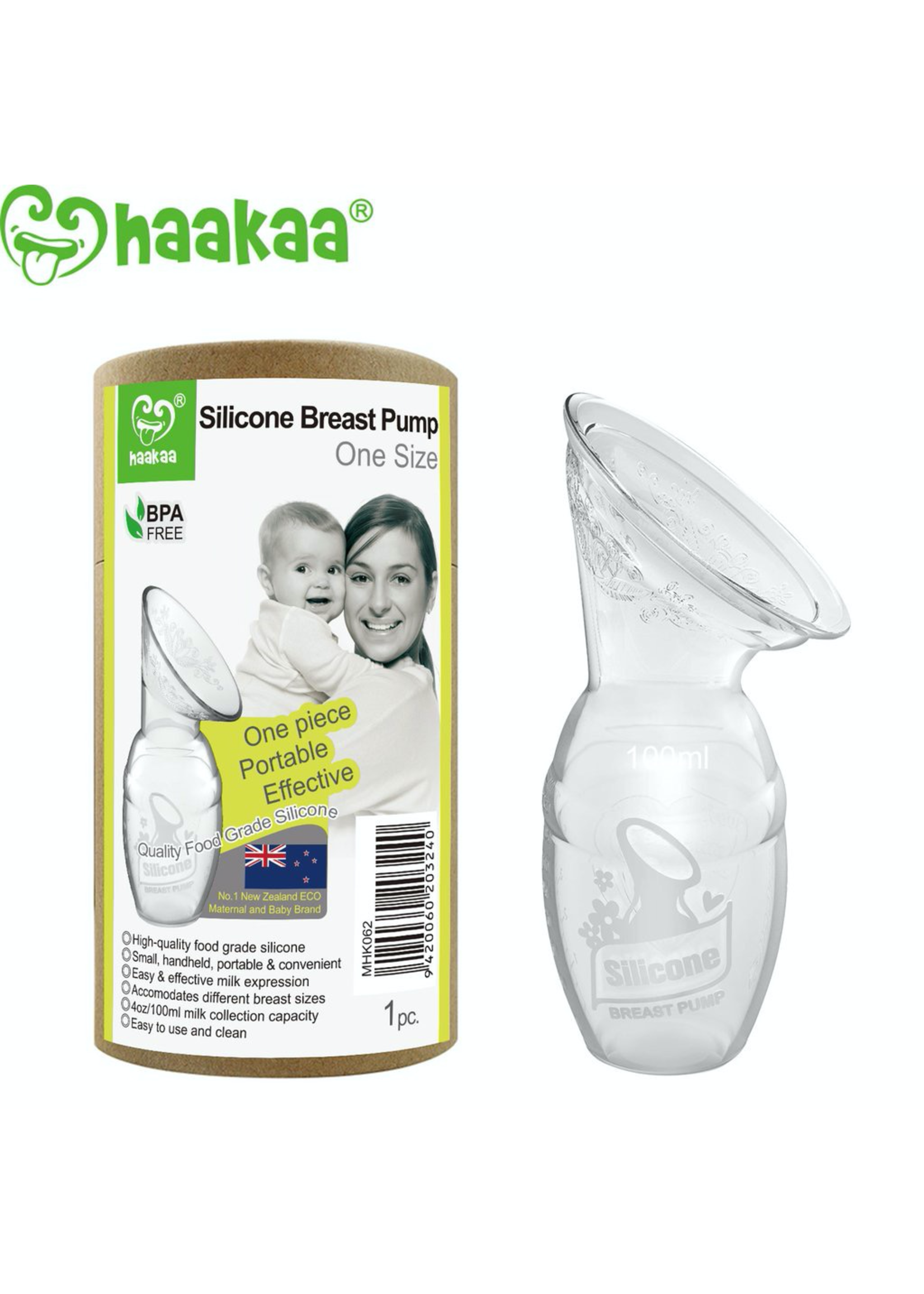 Haakaa Haakaa, Silicone Breast Pump 100ml