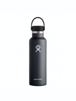 Hydro Flask Hydro Flask, 21 oz Standard Mouth Flex Cap Insulated Stainless Steel Bottle in Black