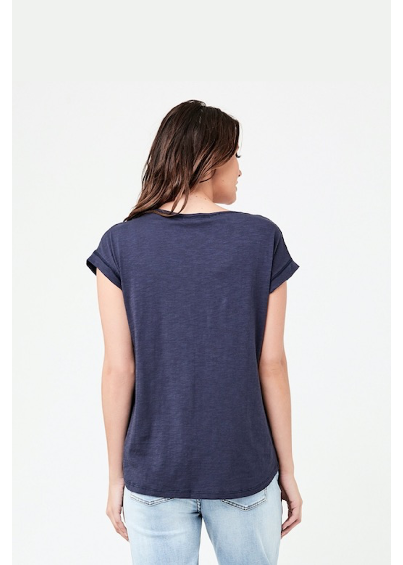 Ripe Maternity Ripe Maternity, Richie Nursing Tee || Indigo