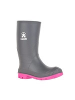 Kamik Kamik, STOMP Kids Rainboots Charcoal & Magenta