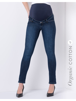 Seraphine Seraphine, Marcus, Organic Cotton Over Bump Maternity Dark Blue Jeans