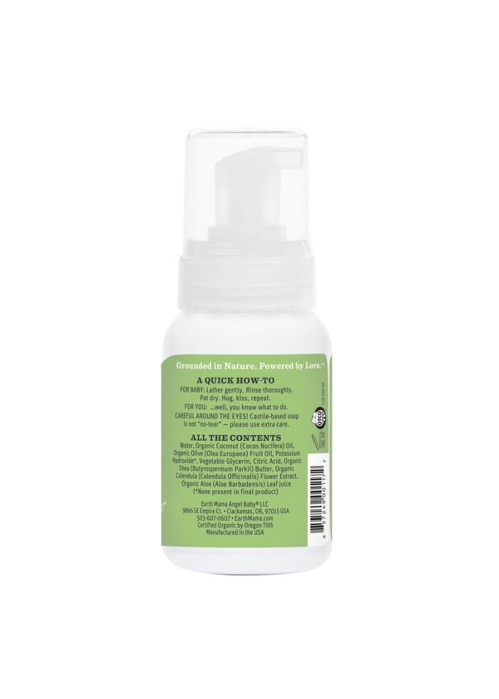 Earth Mama Earth Mama Angel Baby, Natural Non Scents Shampoo & Body Wash 160ml