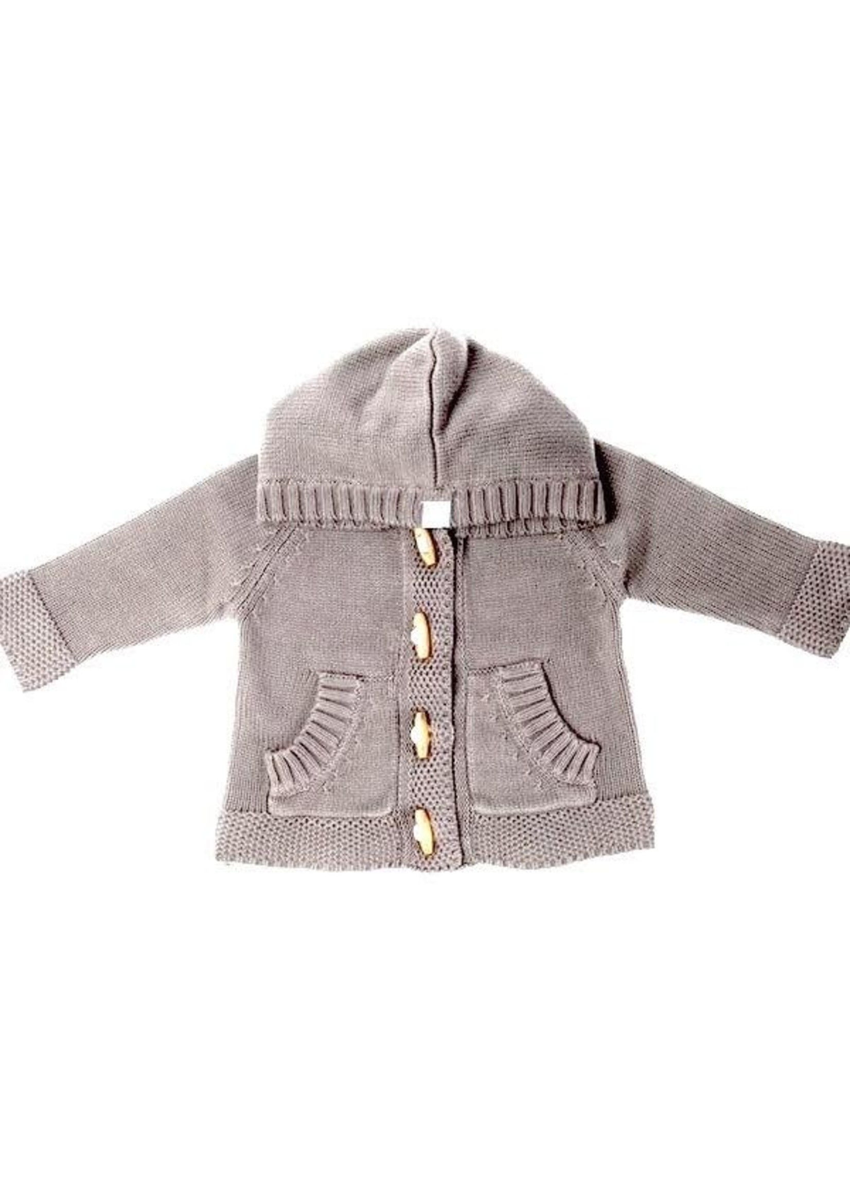 Beba Bean Beba Bean, Knit Hoodie for Baby