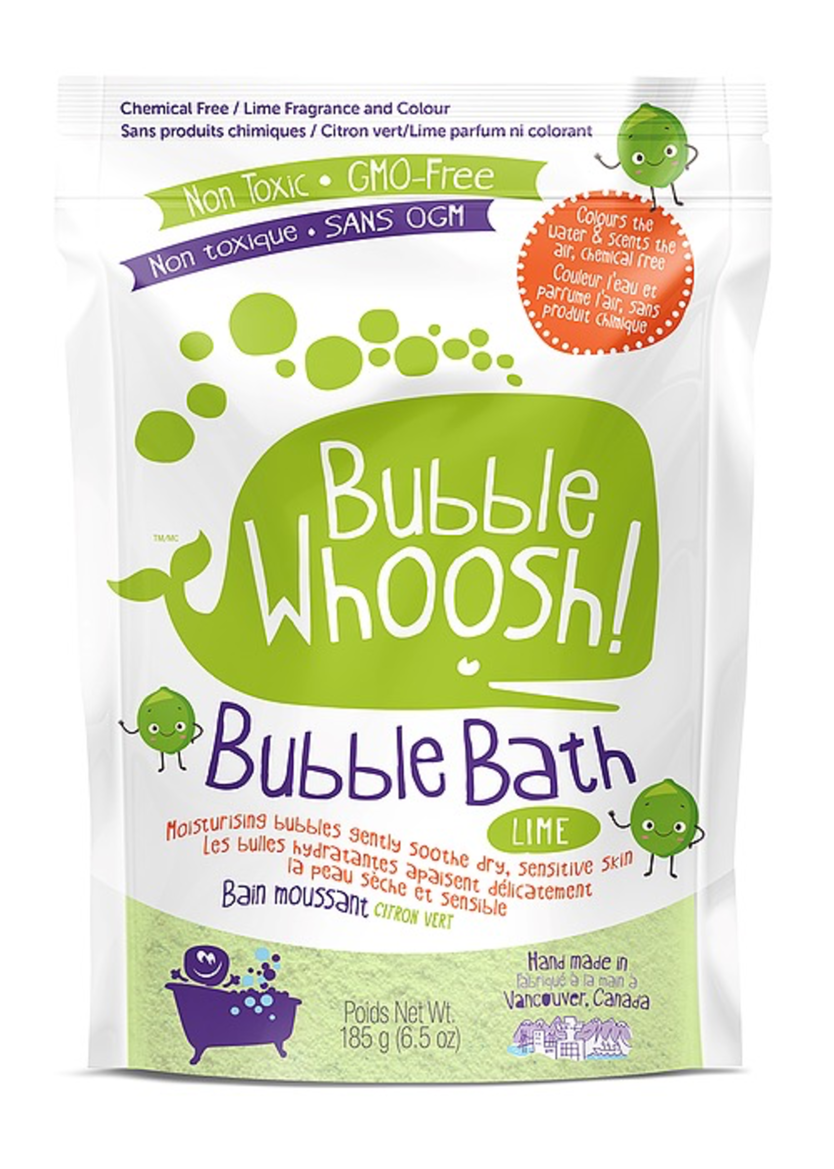 Loot Toys Loot Toy Co., Bubble Whoosh- Lime Bubble Bath, 185g