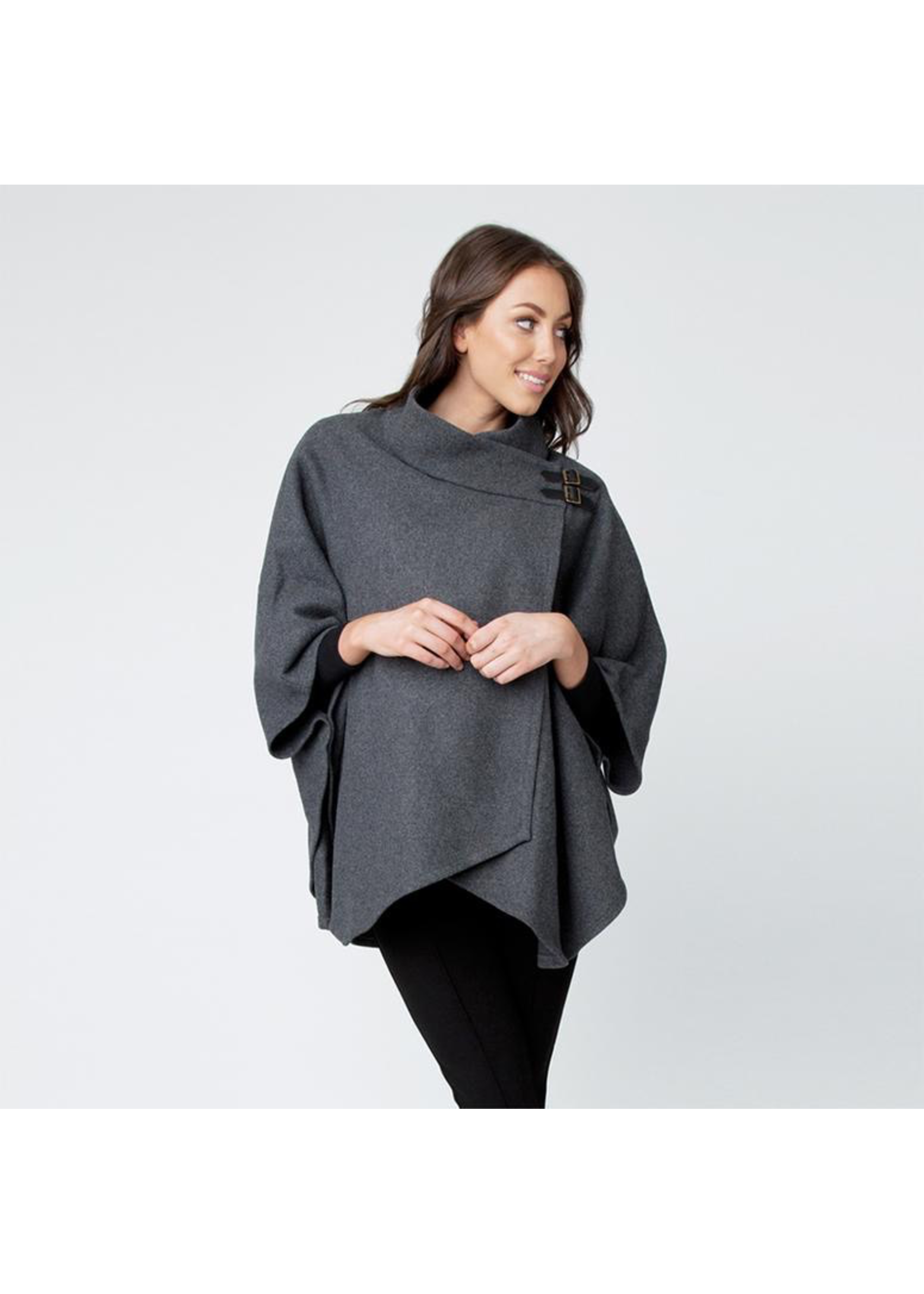 Ripe Maternity Ripe, Buckle Cape || Charcoal