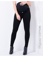 Seraphine Seraphine, Freddie, Black Organic Cotton Over Bump Maternity Jeans