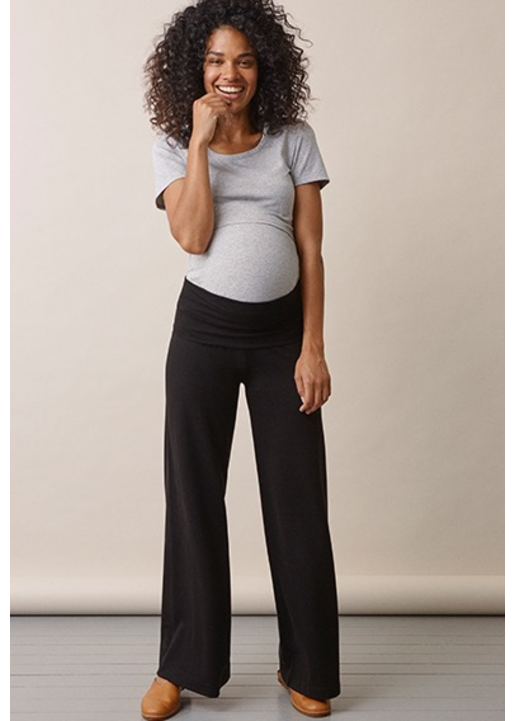 Boob Design Boob Design, OONO Wide Leg Pants || Black