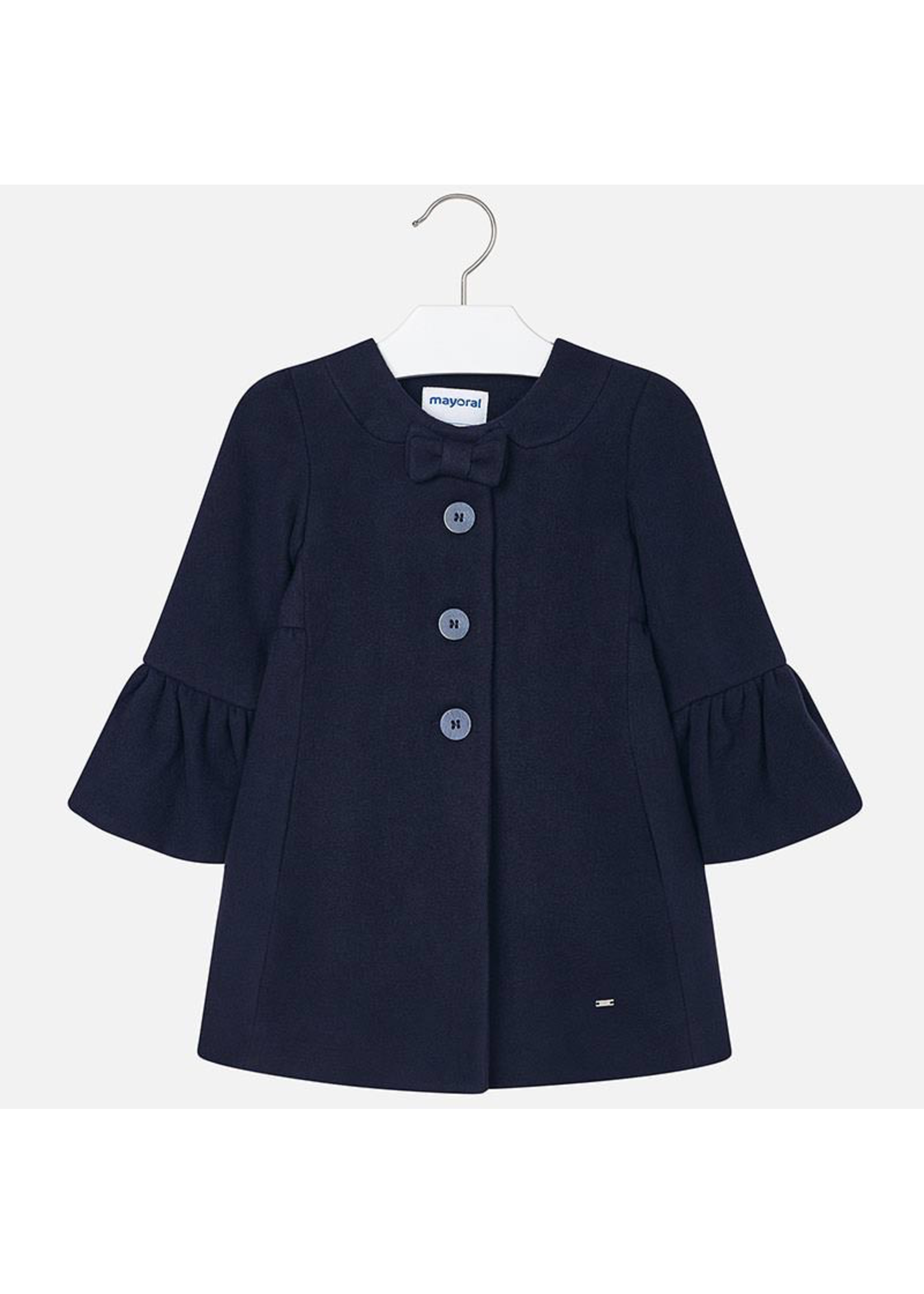 Mayoral Mayoral, Navy Button Down Coat for Girl