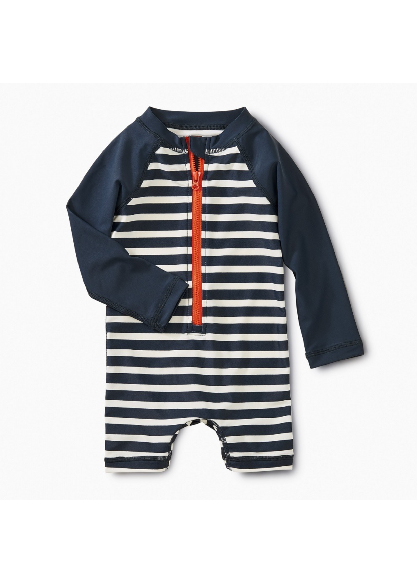 Tea Collection Tea Collection, Outrigger Stripe Rashguard One-piece for Baby Boy