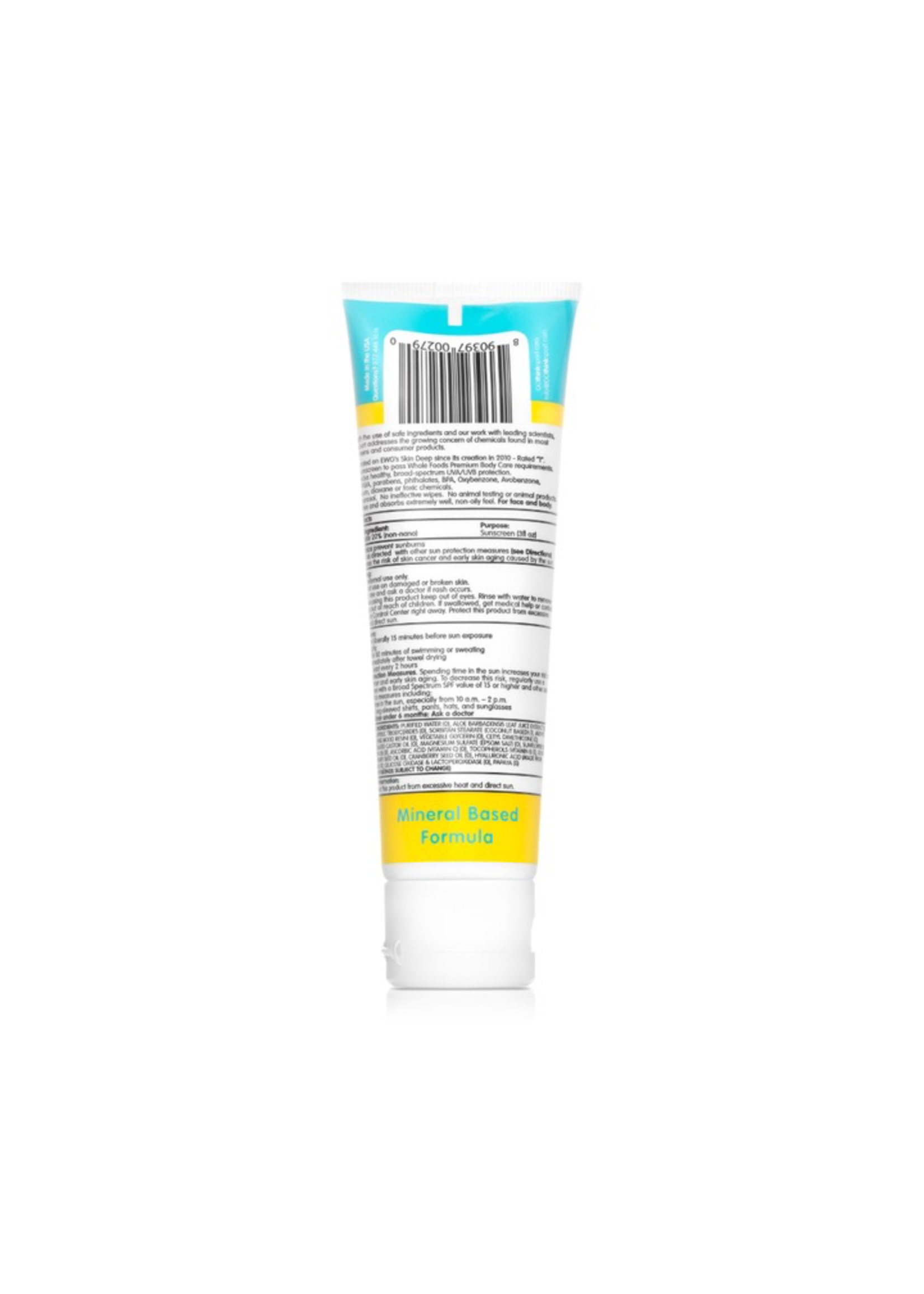 Thinksport Thinksport Kids Safe Sunscreen SPF 50+ 3oz