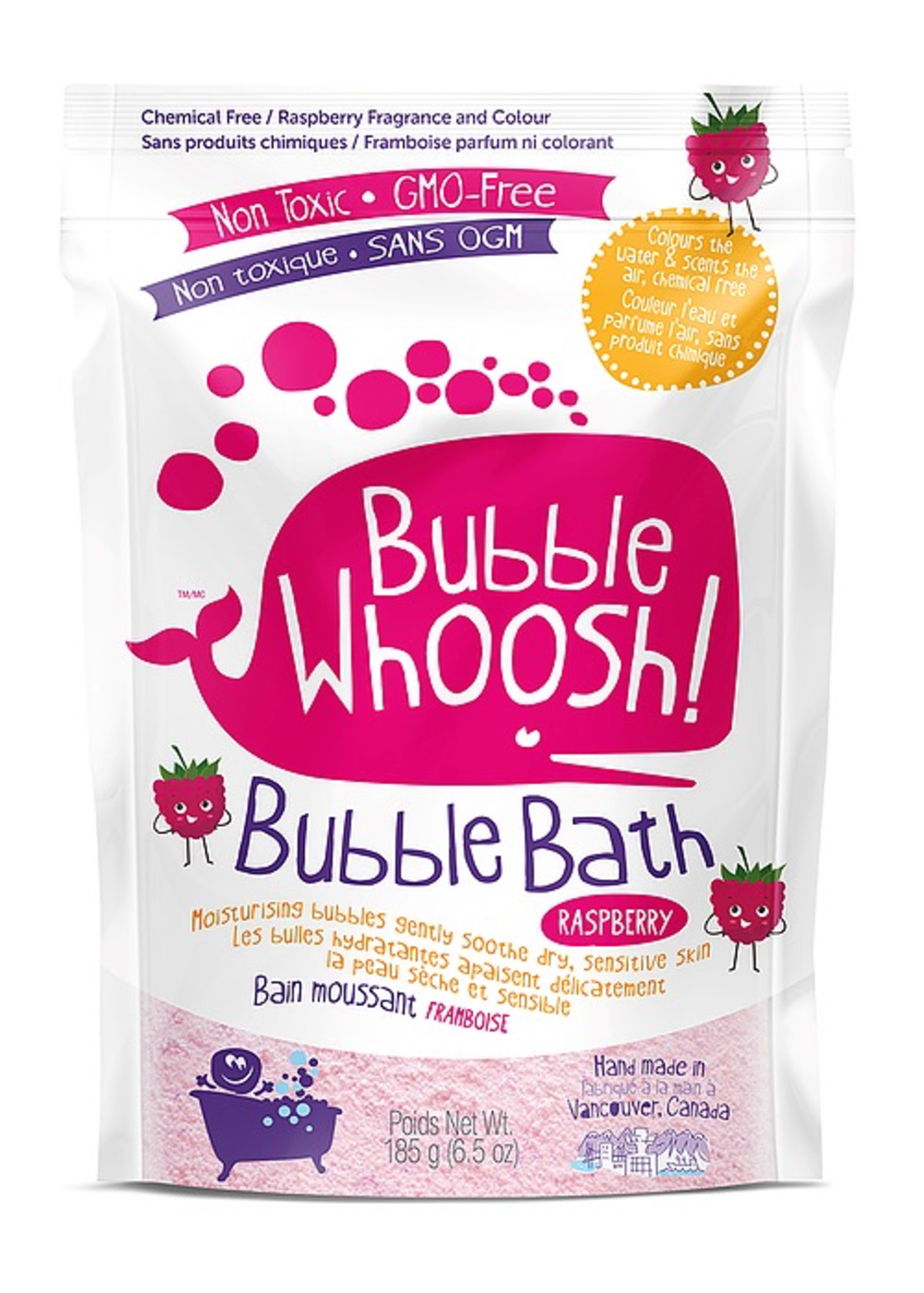 Loot Toys Loot Toy Co., Bubble Whoosh- Raspberry  Bubble Bath, 185g