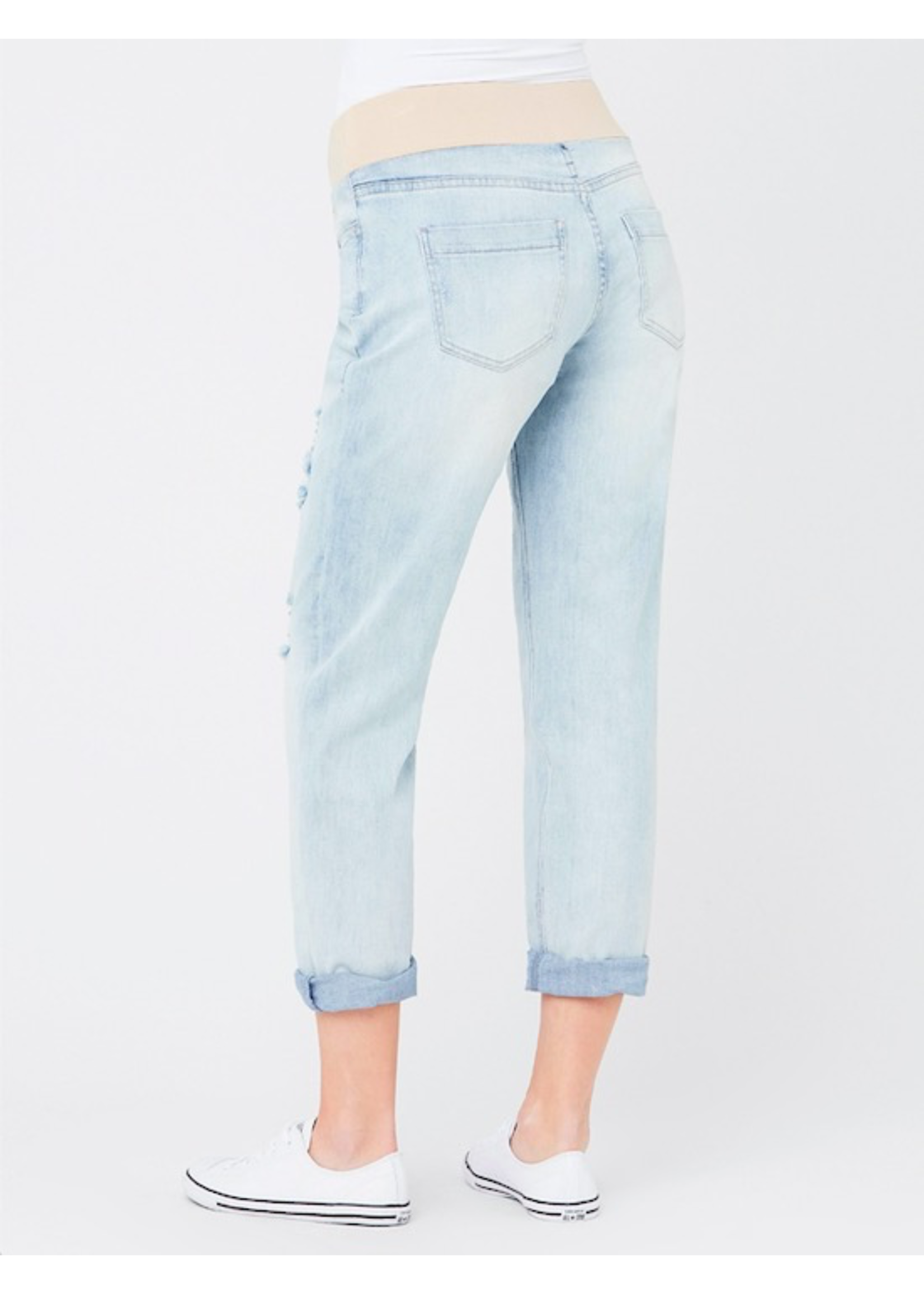 Ripe Maternity Ripe Maternity, Baxter Boyfriend Jean Clean Fade