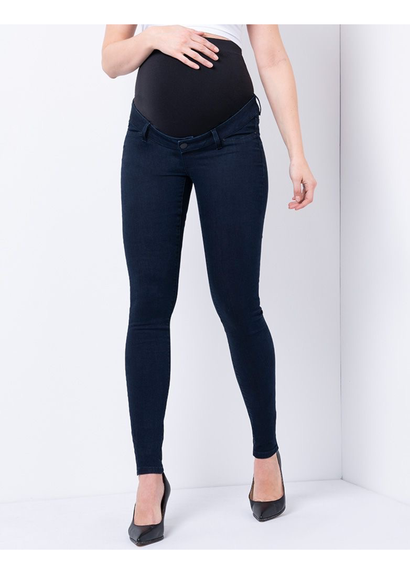 Seraphine Seraphine, Katie: Premium Indigo Over Bump Maternity Jeans