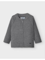 Mayoral Mayoral, Woven Knit Jacket in Cement