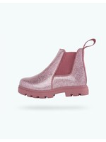 Native Shoes Native, Kensington Treklite Glitter Child in Pink Glitter/ Temple Pink