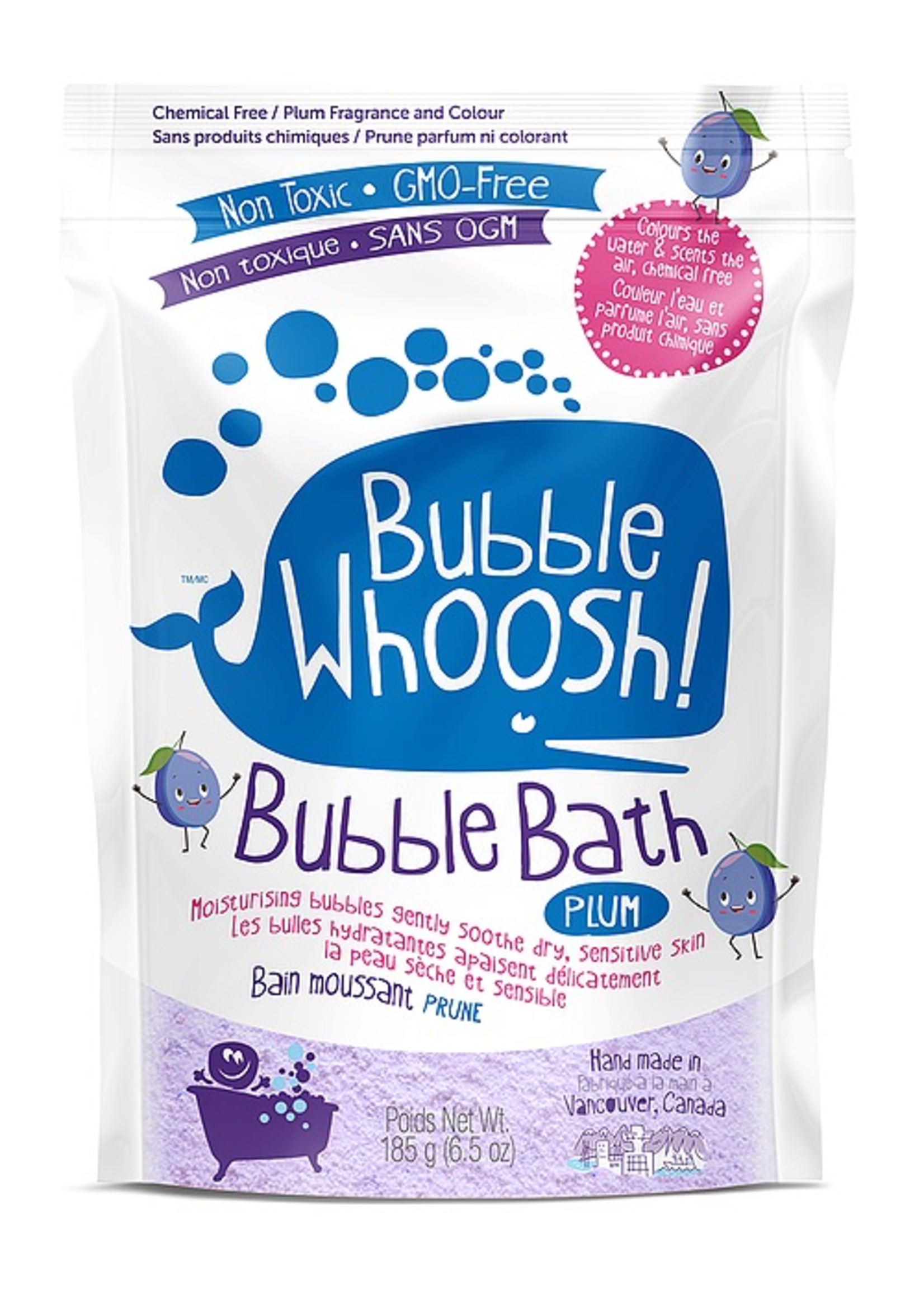 Loot Toys Loot Toy Co., Bubble Whoosh- Bubble Bath, 185g || Plum
