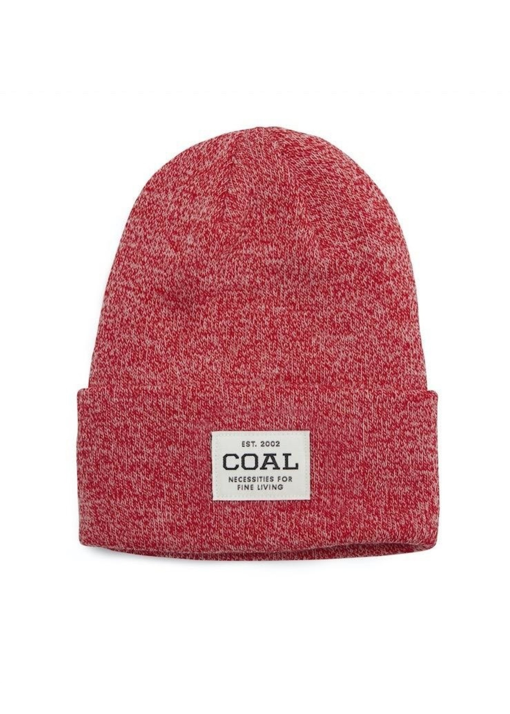 Coal Coal Headwear, The Uniform Knit Cuff Beanie in Red Marl