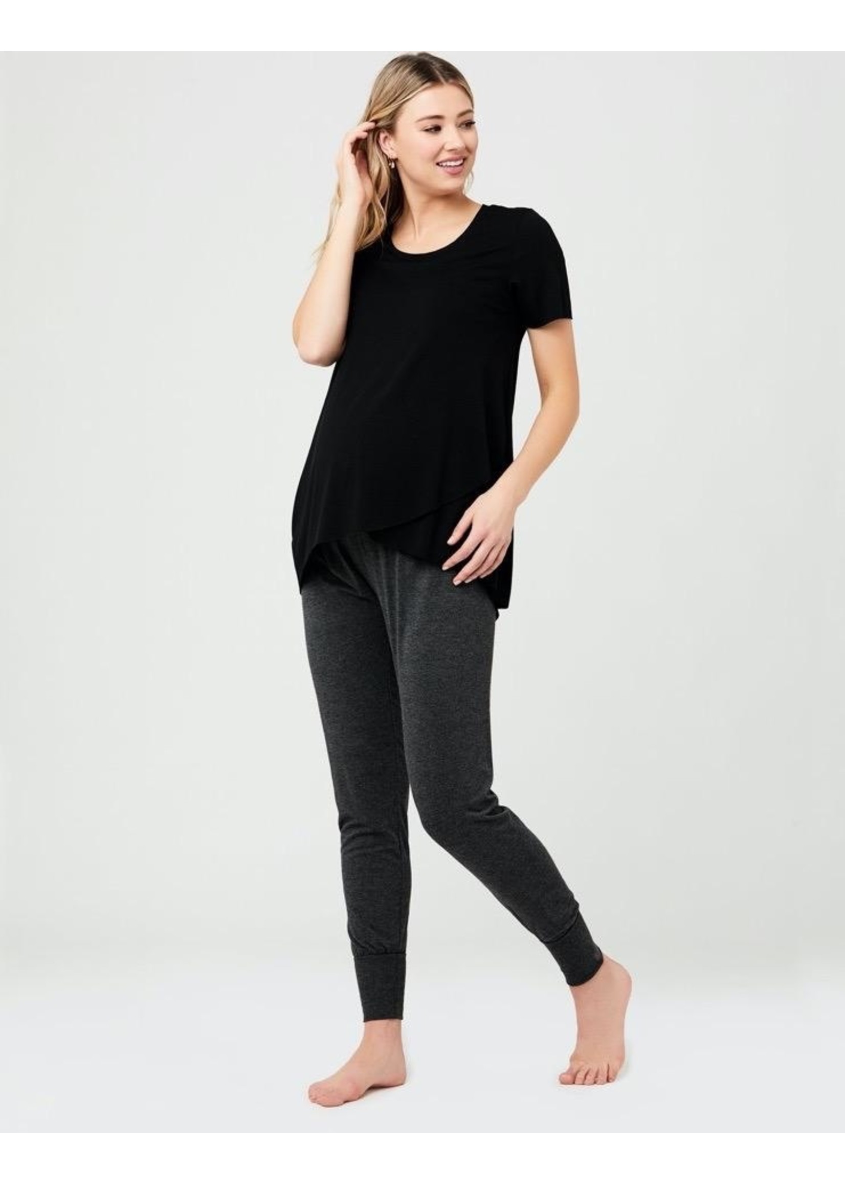 Ripe Maternity Ripe, Jersey Lounge Pant in Charcoal Marle
