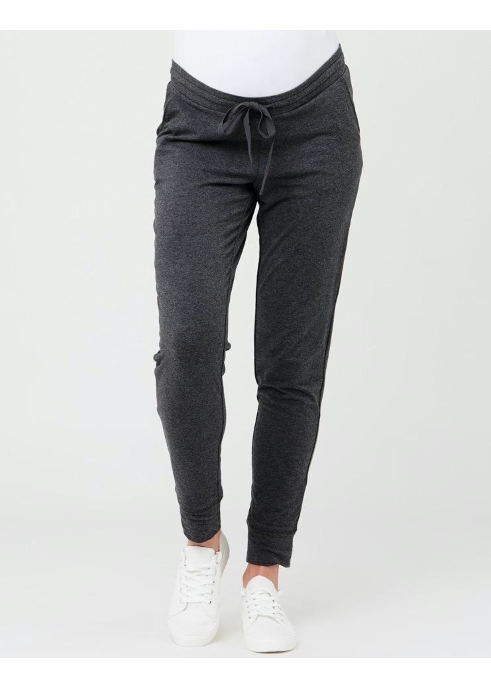 Ripe Maternity Ripe Maternity, Charcoal Marle Organic Jersey Joggers