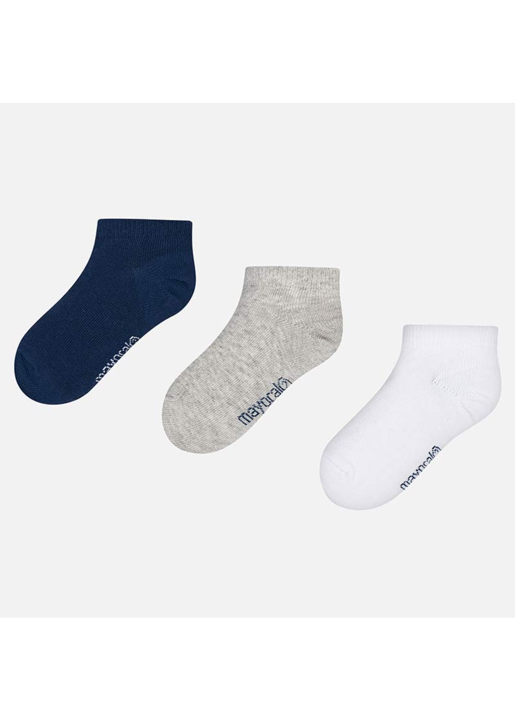 Mayoral Mayoral, 3 Piece Basic ankle socks for boy