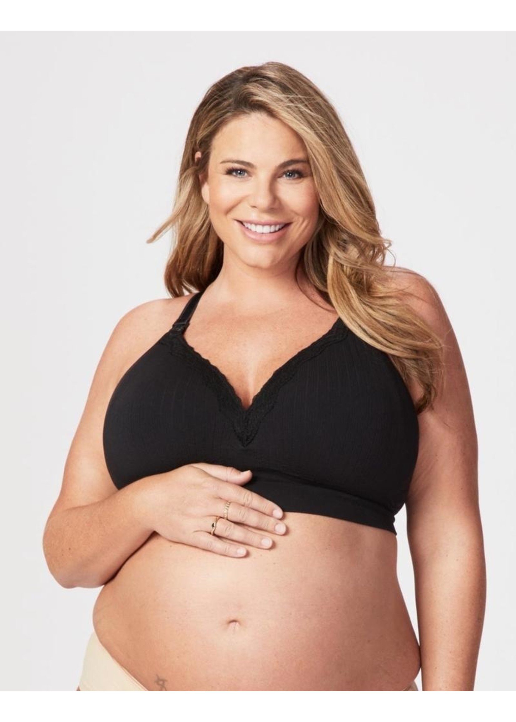 Cake Lingerie Cake Maternity, Tutti Frutti Nursing Bra in Black