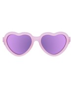 Babiators Babiators, The Influencer, Heart Polarized Sunglasses in Pink Transparent