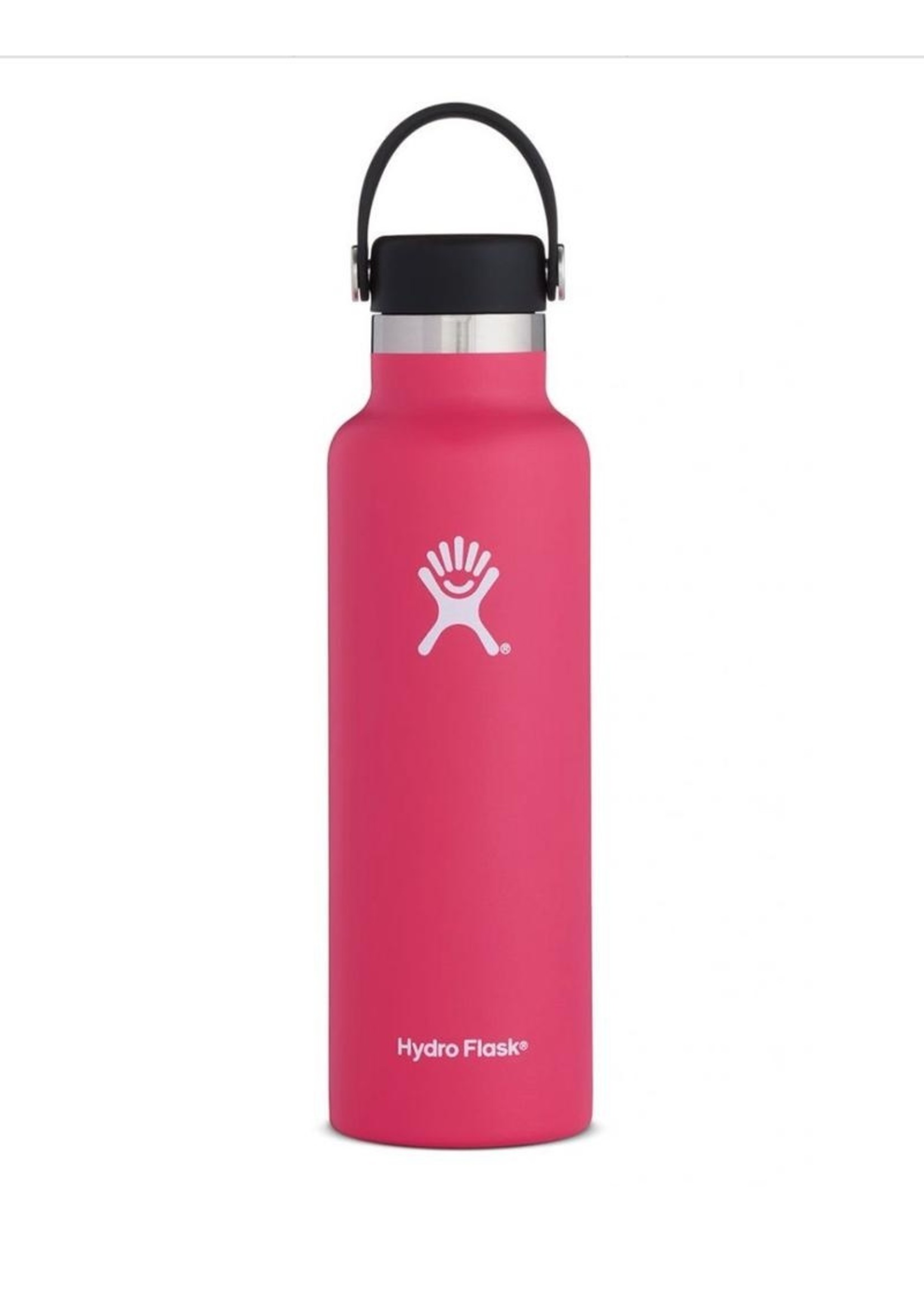 Hydro Flask Hydro Flask, 21 oz Standard Mouth Flex Cap Insulated Stainless Steel Bottle in Carnation